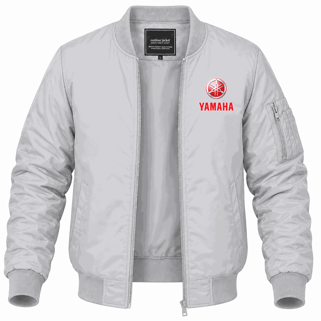 Men's Yamaha Lightweight Bomber Jacket - Gray