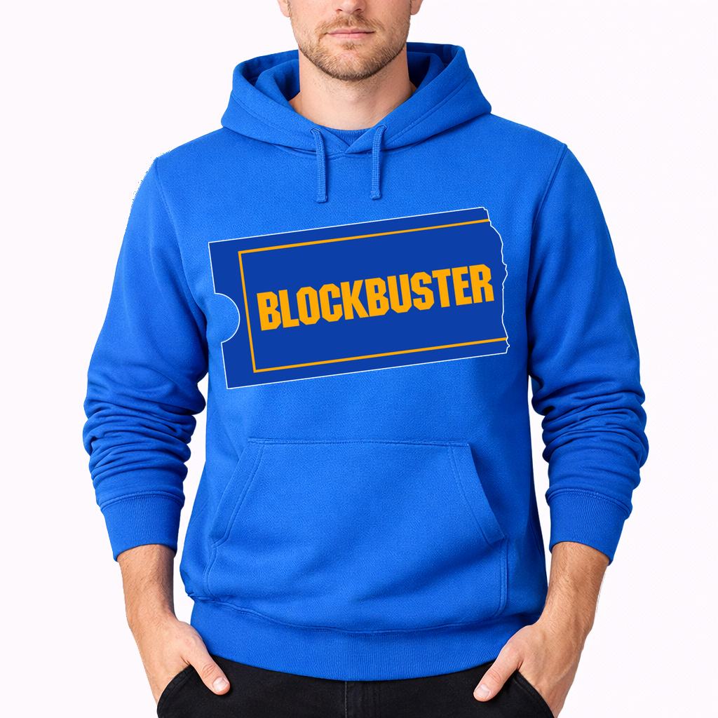 Men's Blockbuster Pullover Hoodie - Azure