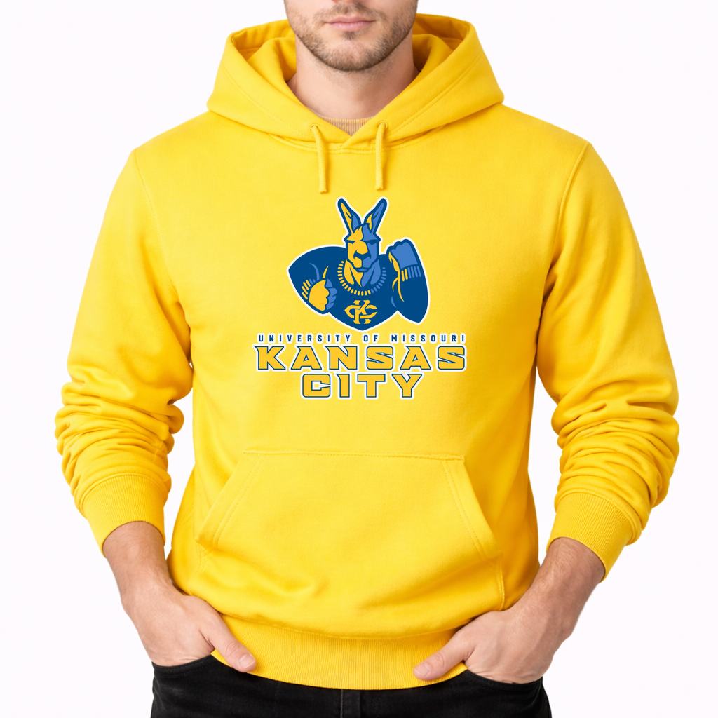 Men's UMKC Kangaroos Pullover Hoodie - Yellow