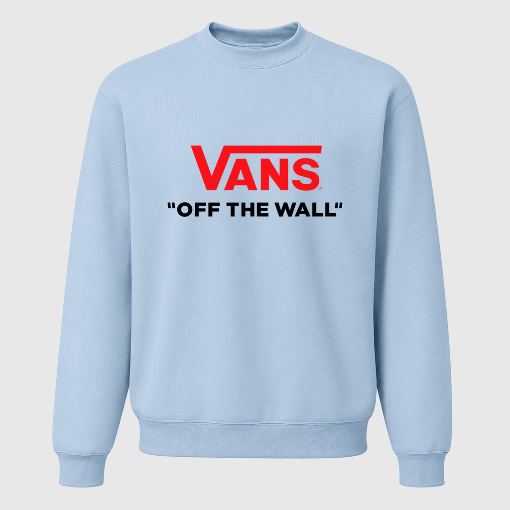 Men's Vans Crewneck Sweatshirt - Sky Blue