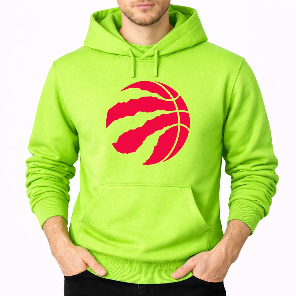 Men's Toronto Raptors Pullover Hoodie - Lime green