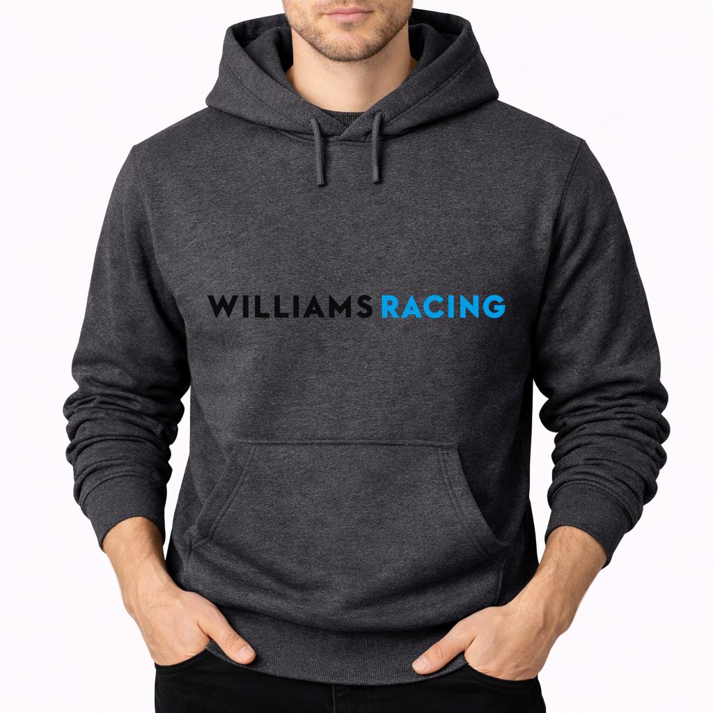 Men's Williams Racing Pullover Hoodie - Charcoal