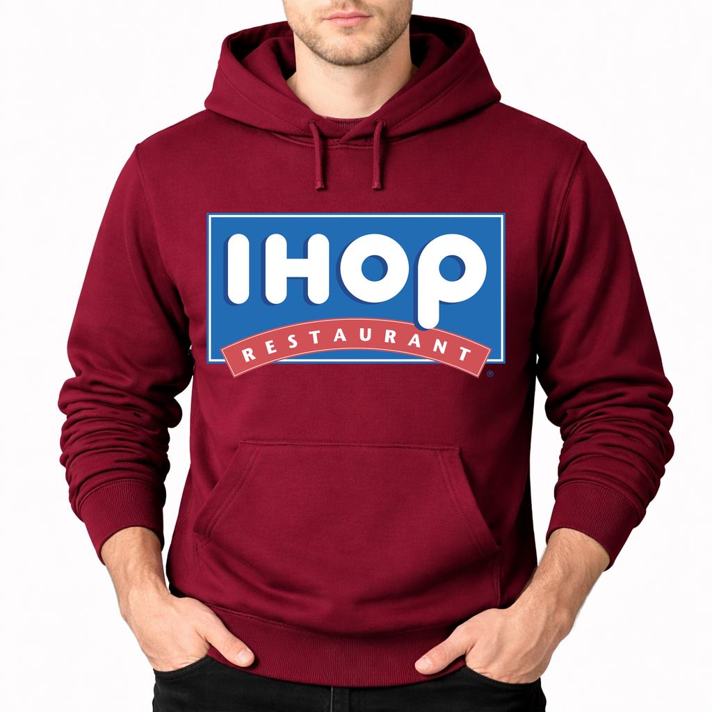 Men's IHOP Pullover Hoodie - Burgundy