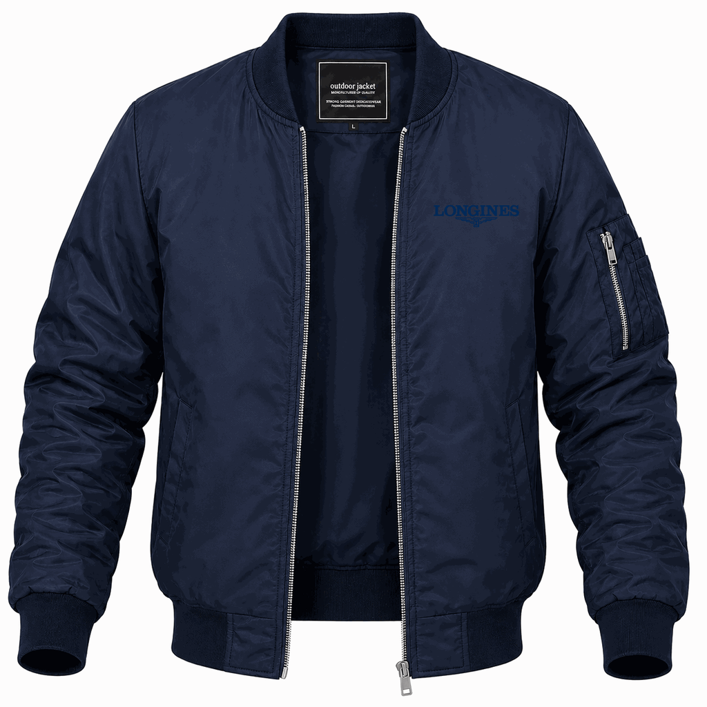Men's Longines Lightweight Bomber Jacket - Navy