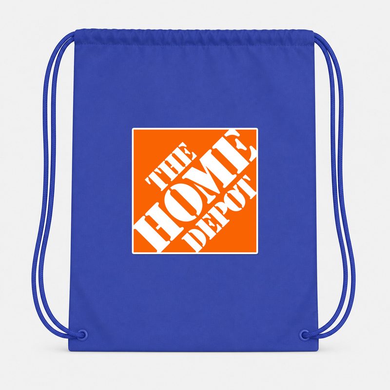 The Home Depot Drawstring Bag - Blue