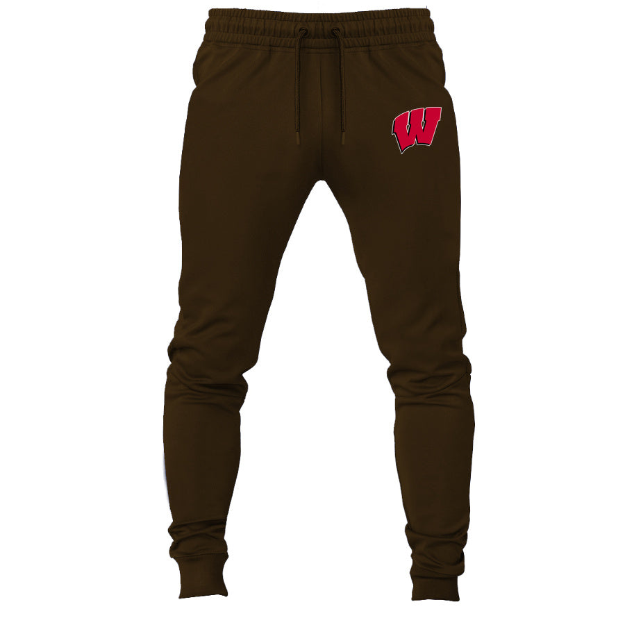 Wisconsin Badgers joggers sweatpants - Brown