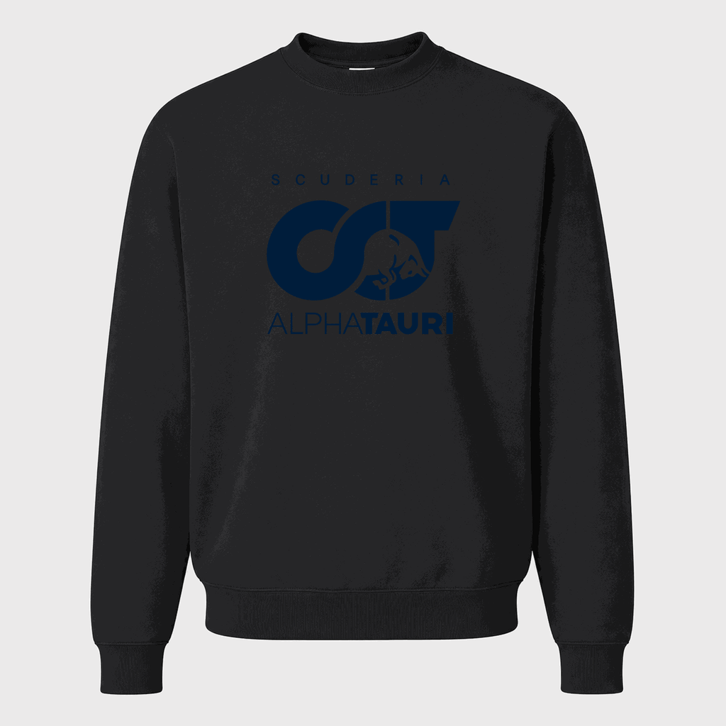 Men's Scuderia AlphaTauri Crewneck Sweatshirt - Black