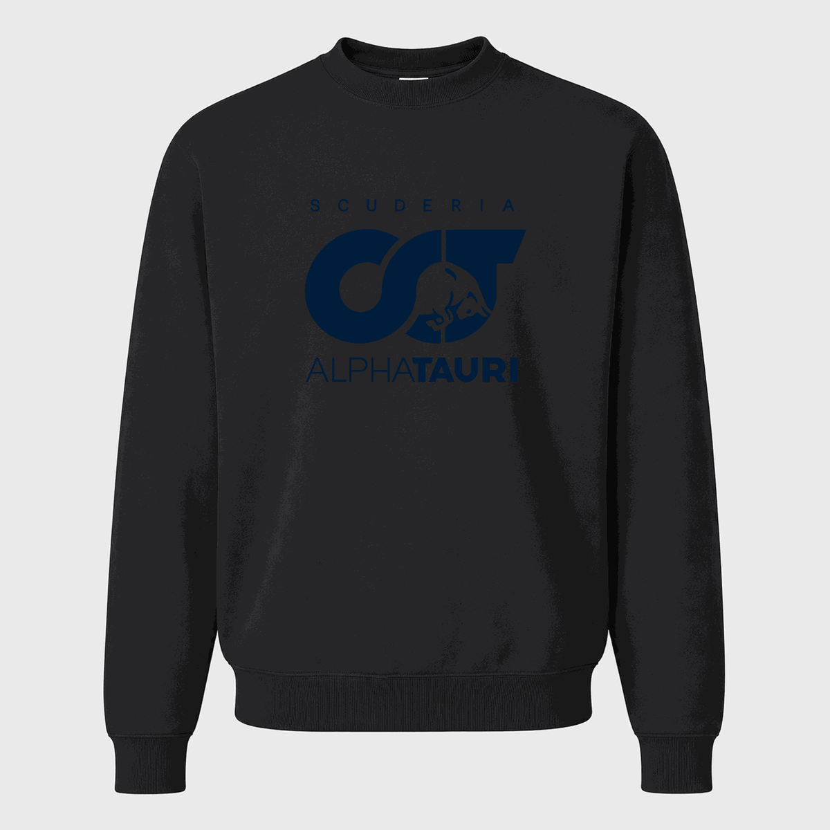 Men's Scuderia AlphaTauri Crewneck Sweatshirt - Black