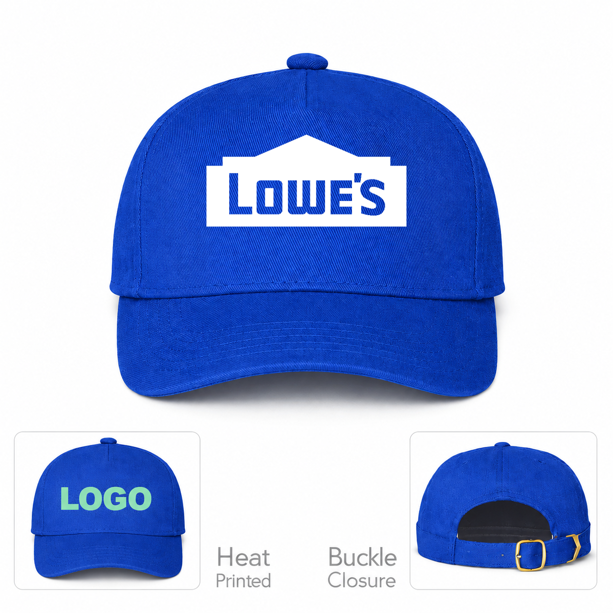 Lowe's Royal Blue Dad Baseball Cap Hat