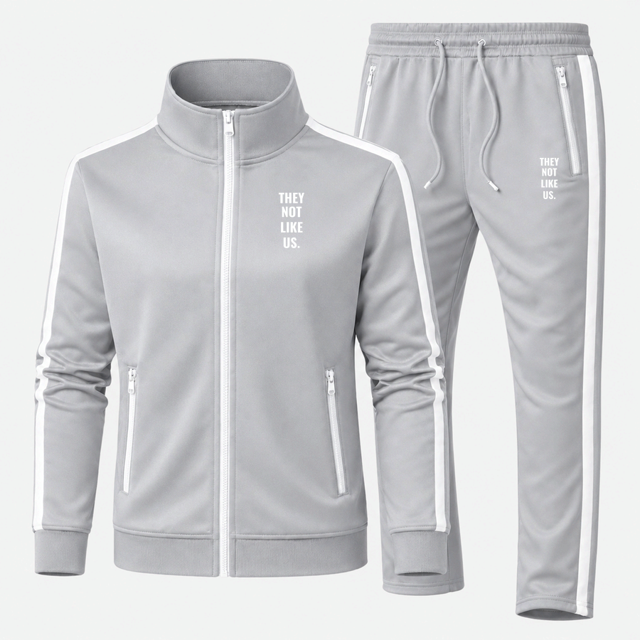 They not like us tracksuit in Gray
