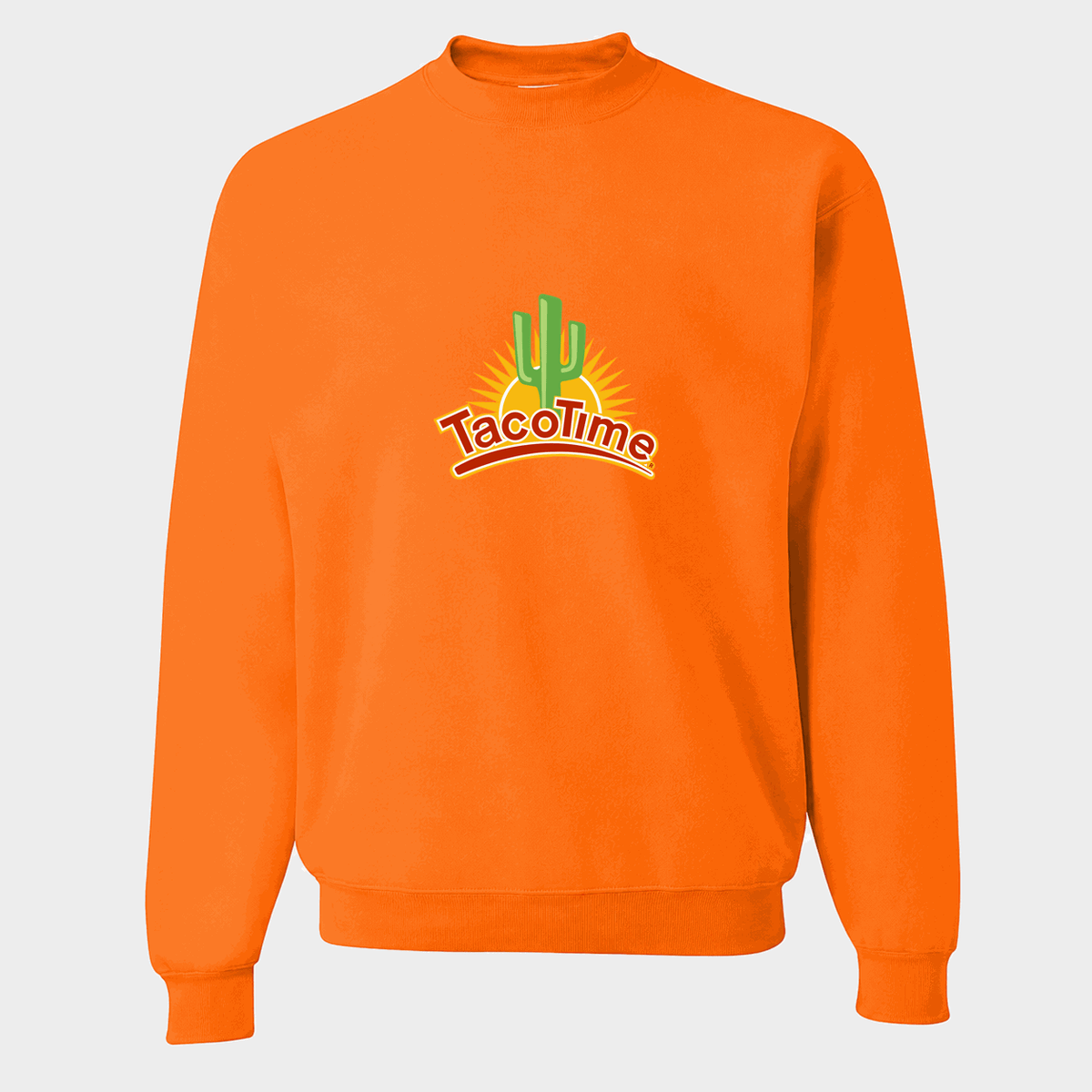 Men's TacoTime Crewneck Sweatshirt - Orange