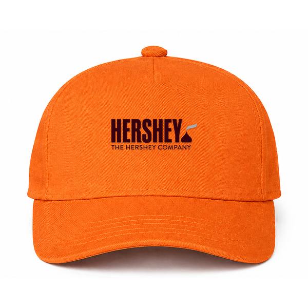 Hershey's Logo Orange Dad Baseball Cap Hat