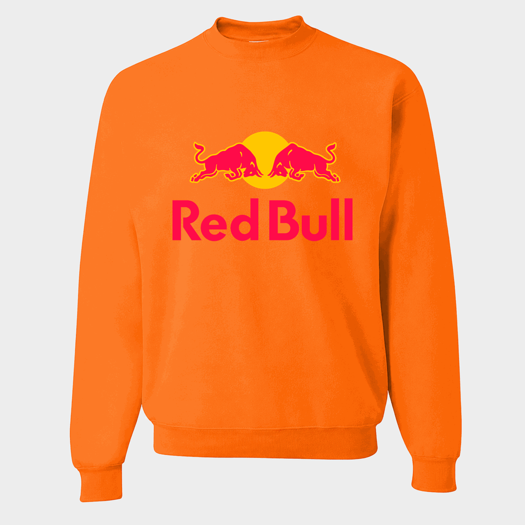 Men's Red Bull Crewneck Sweatshirt - Orange