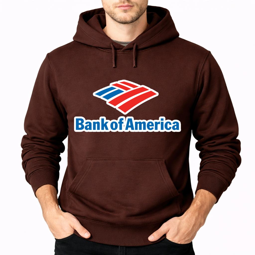 Men's Bank of America Pullover Hoodie - Brown
