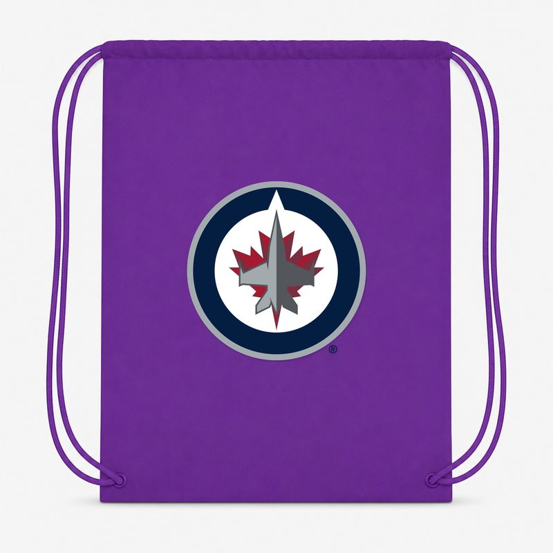 Winnipeg Jets Drawstring Bag - Purple