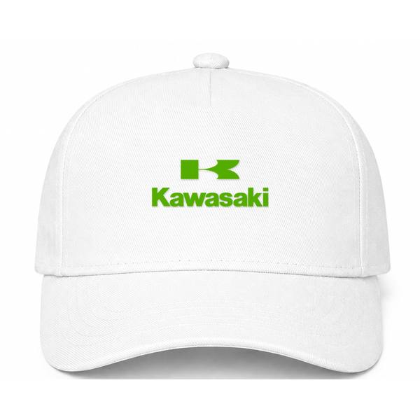 Kawasaki Logo White Dad Baseball Cap Hat