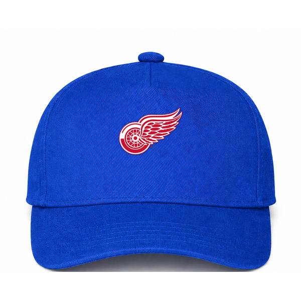 Detroit Red Wings NHL Logo Blue Dad Baseball Cap Hat