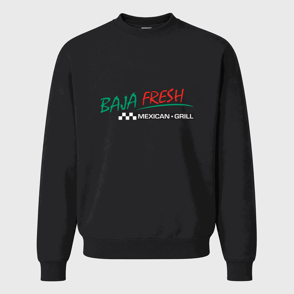 Men's Baja Fresh Crewneck Sweatshirt - Black