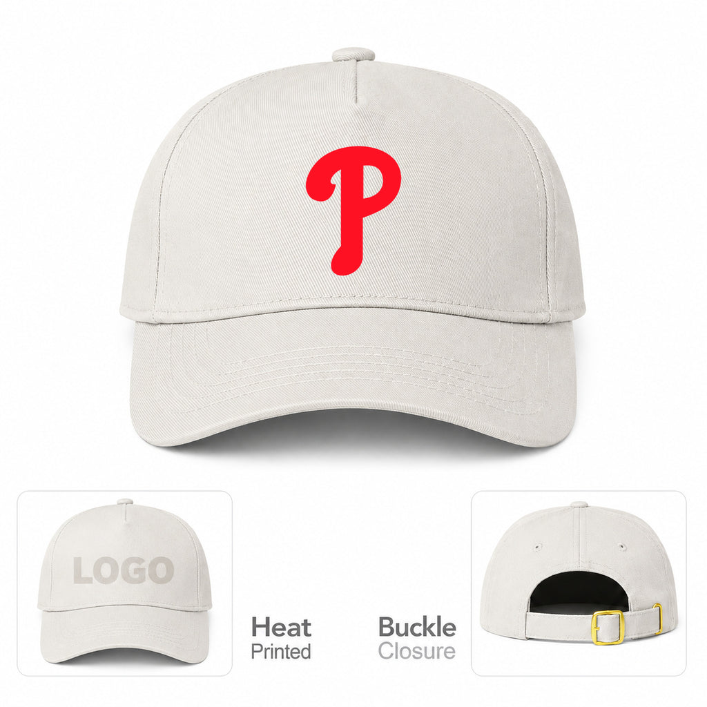 MLB Philadelphia Phillies Baseball Cap Hat - Beige