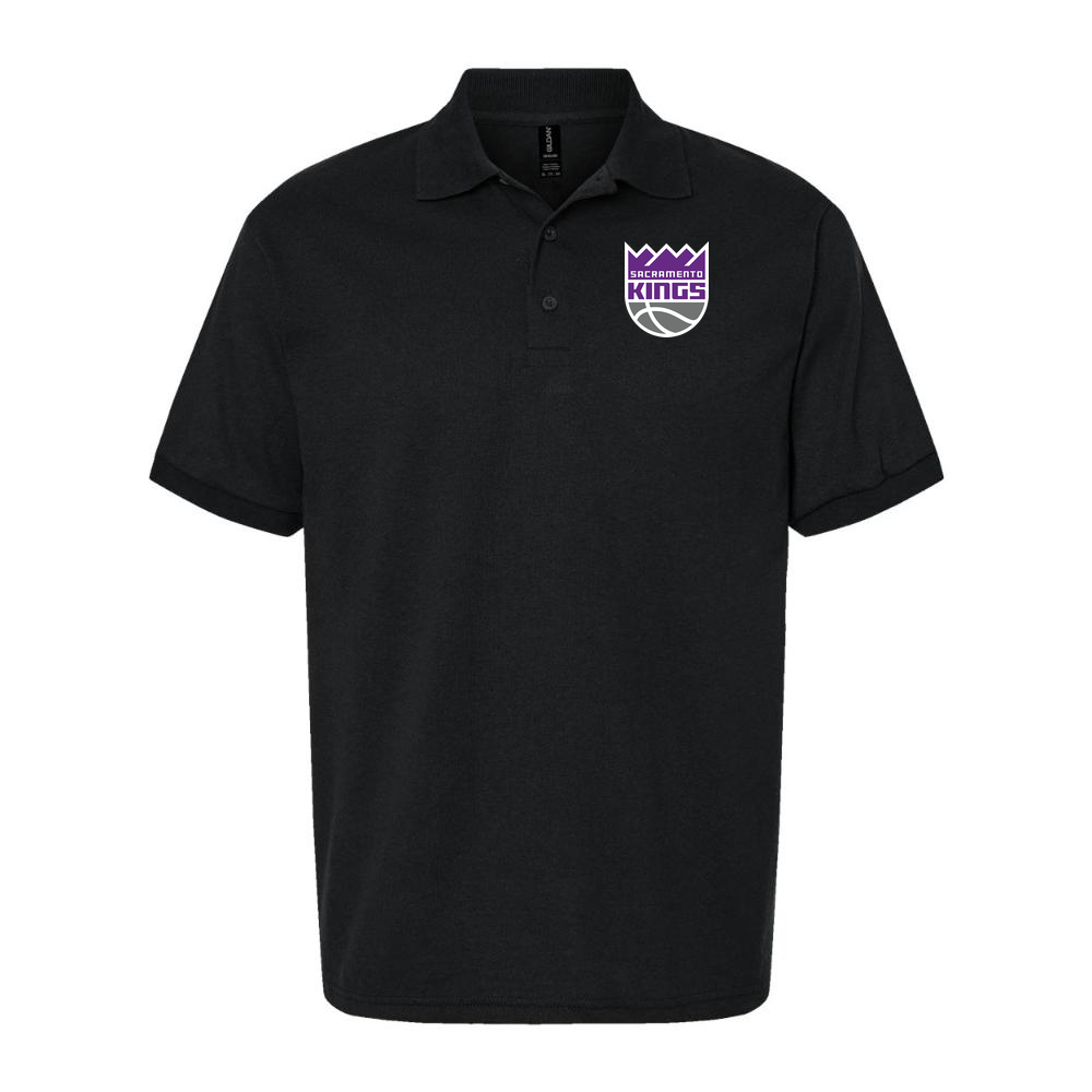 Men's Sacramento Kings Dry Blend Polo - Black