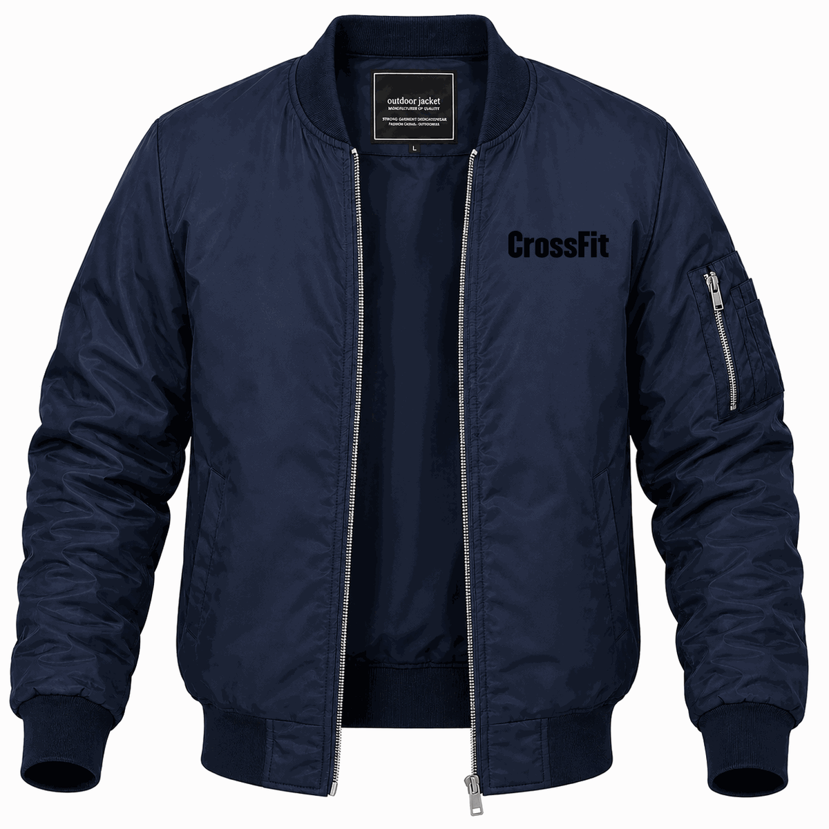 Men's CrossFit Lightweight Bomber Jacket - Navy