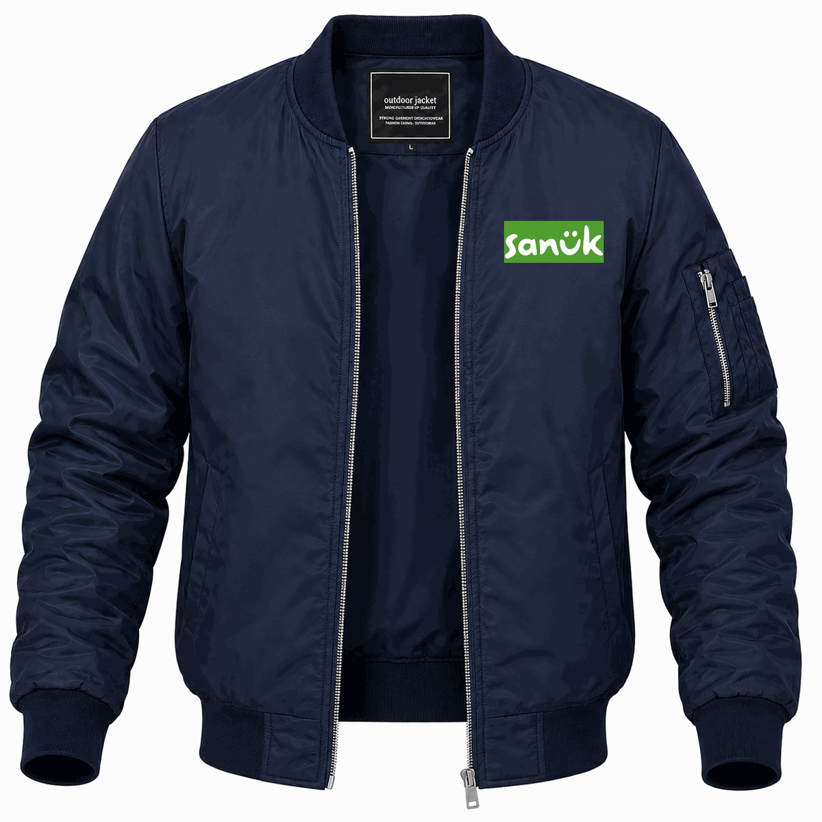 Men's Sanuk Lightweight Bomber Jacket - Navy