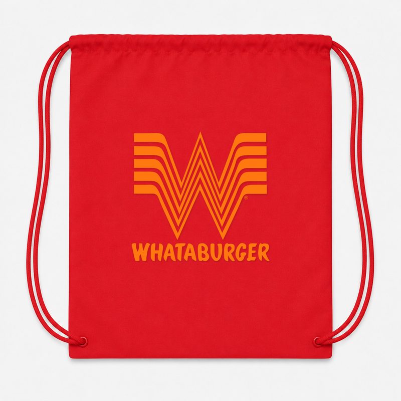 Whataburger Drawstring Bag - Red