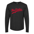 Men's Logo-Mrs.-Fields-1536x864 Long sleeves Cotton Blend T-Shirt - Black