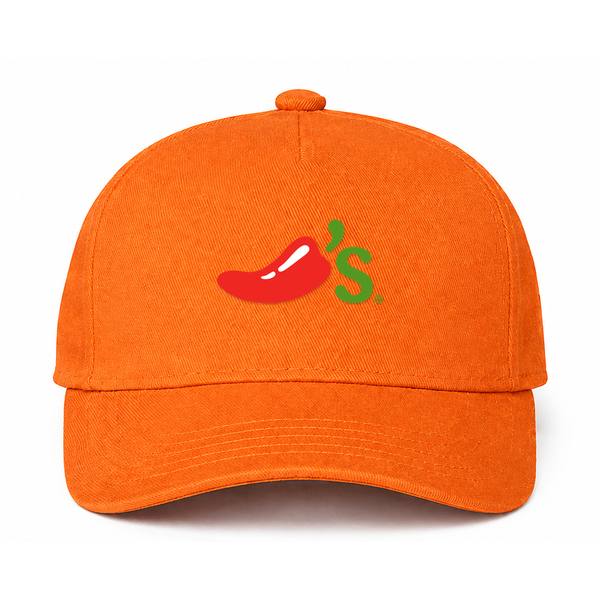 Chili's Logo Orange Dad Baseball Cap Hat