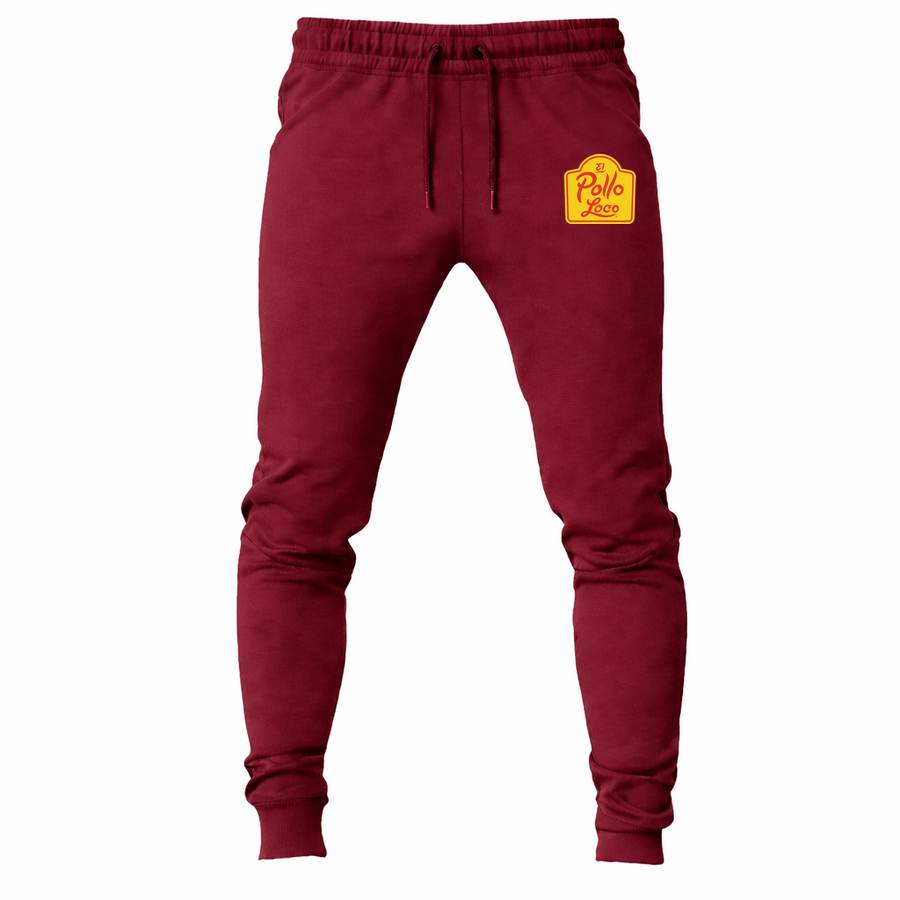 El Pollo Loco joggers sweatpants - Maroon