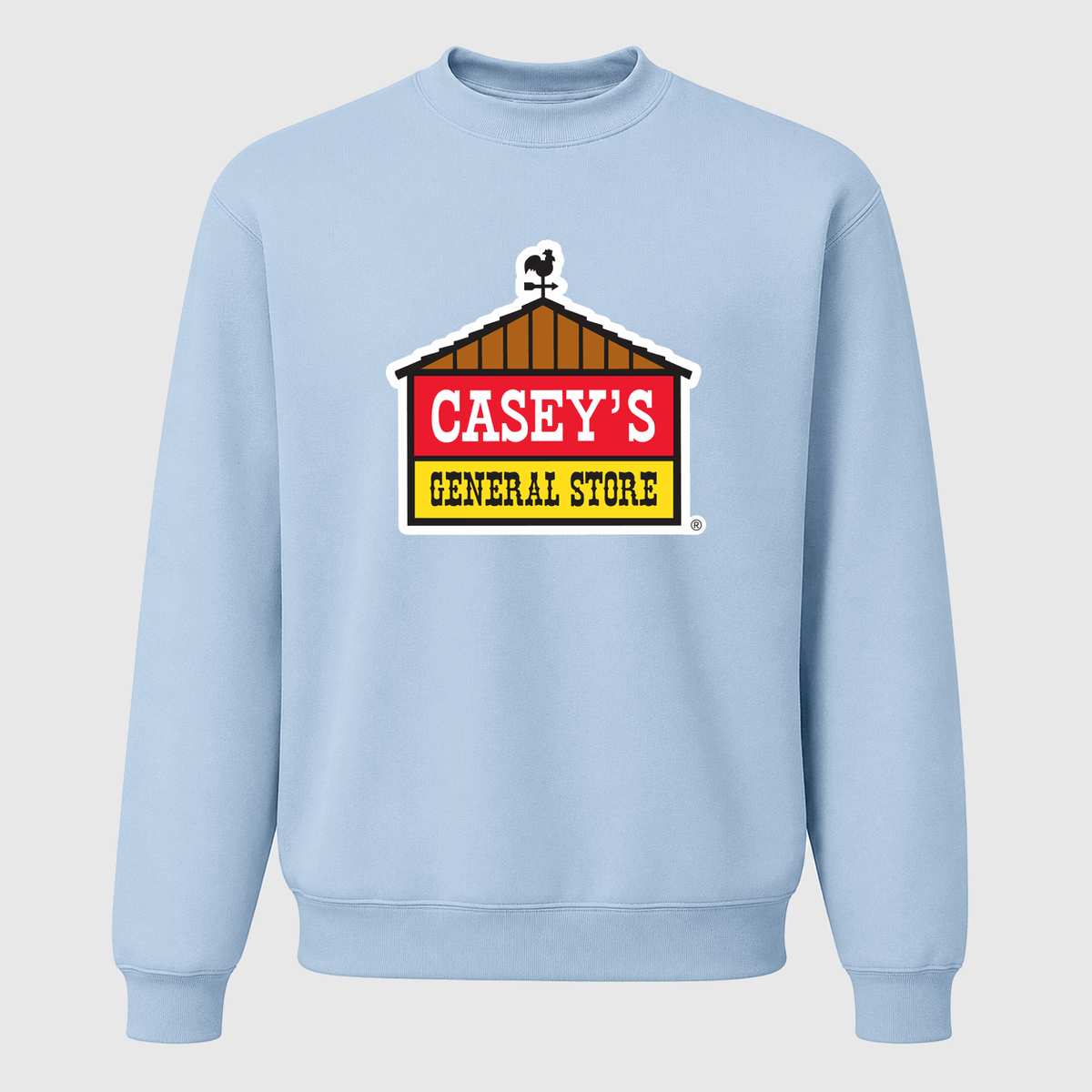 Men's Casey's General Stores Crewneck Sweatshirt - Sky Blue