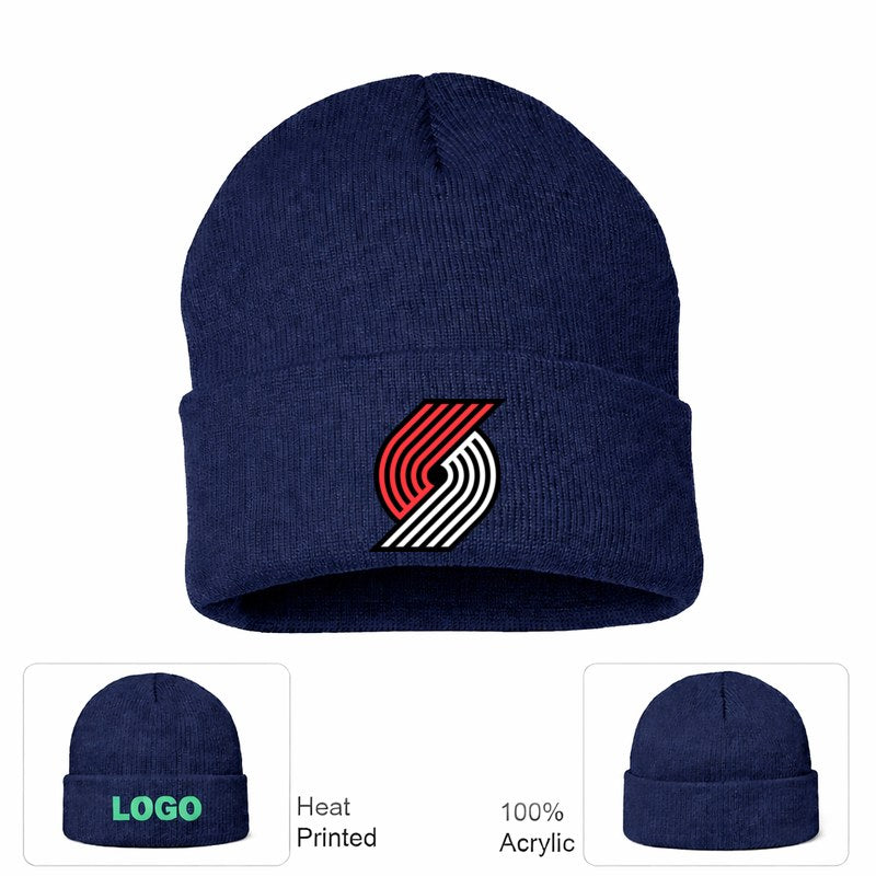 Portland Trail Blazers Navy Beanie Hat