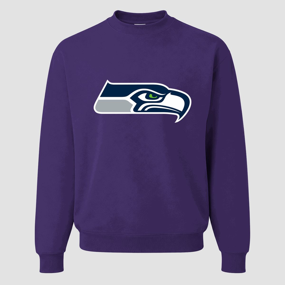Men's Seattle Seahawks Crewneck Sweatshirt - Purple