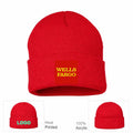 Wells Fargo Red Beanie Hat