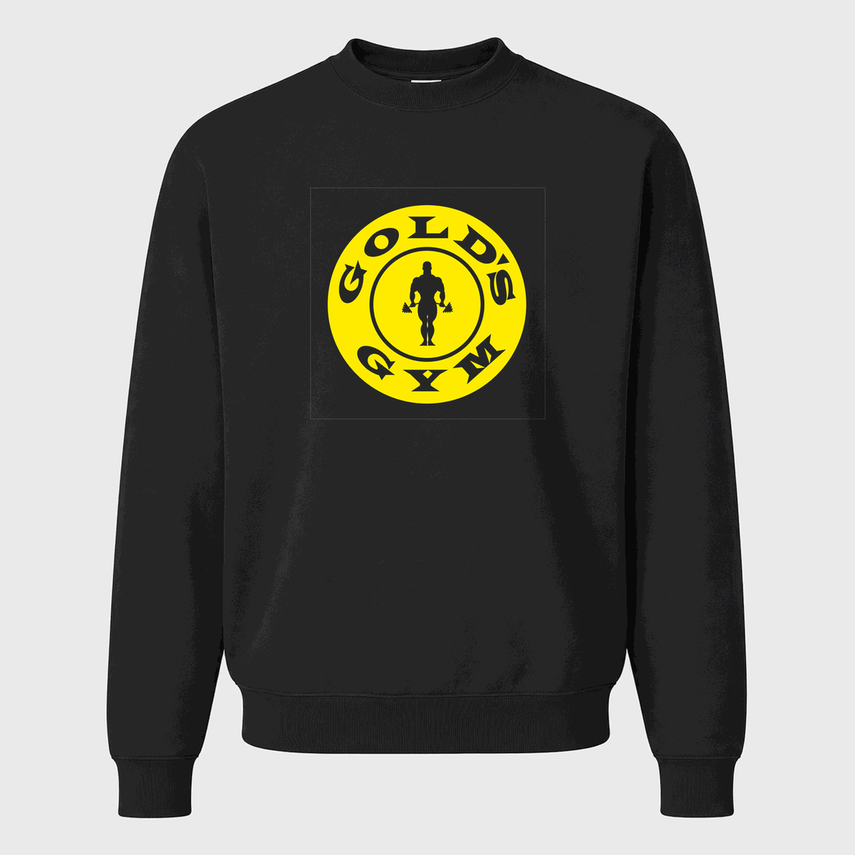 Men's Gold's Gym Crewneck Sweatshirt - Black