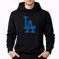 Men's Los Angeles Dodgers Pullover Hoodie - Black