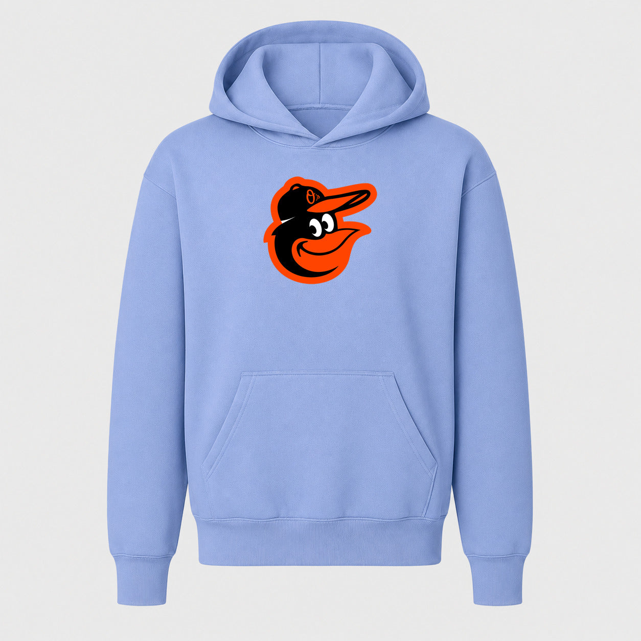 Youth Baltimore Orioles Pullover Hoodie - Light Blue