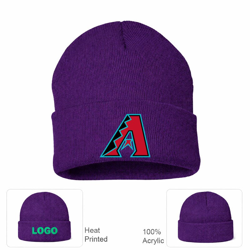 Arizona Diamondbacks Beanie Hat - Purple