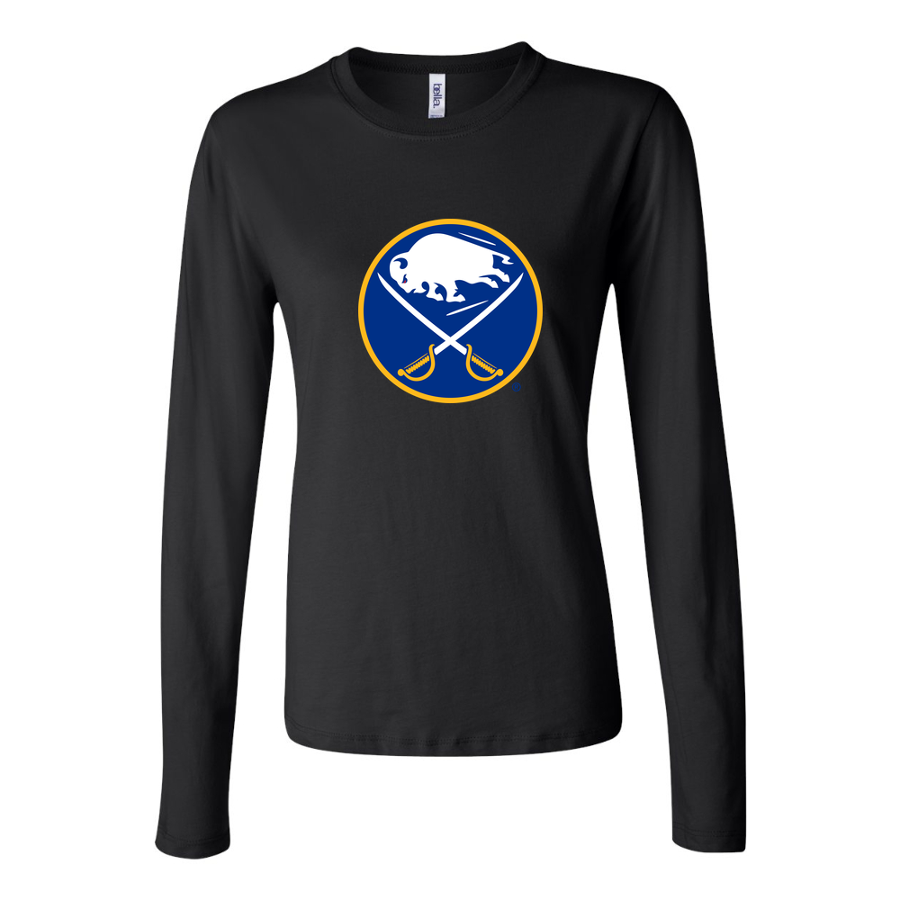 Women's Buffalo Sabres Long Sleeve T-Shirt - Black