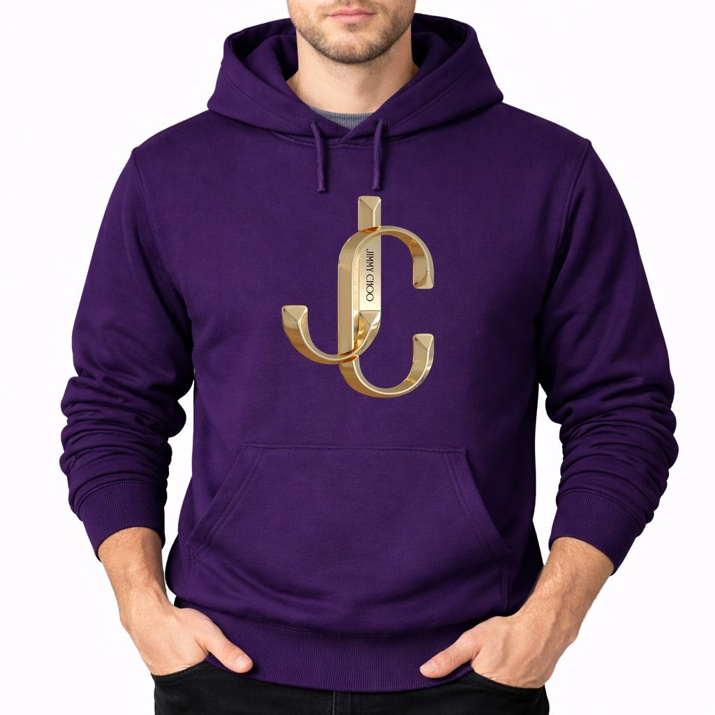 Men's Jimmy Choo Pullover Hoodie - Purple