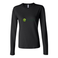 Women's Garnier logo 1536x864 Long Sleeve T-Shirt - Black