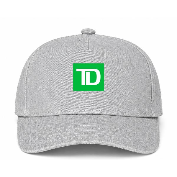 TD Bank Logo Gray Dad Baseball Cap Hat