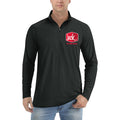 Jack in the Box quarter-zip athletic shirt in Black