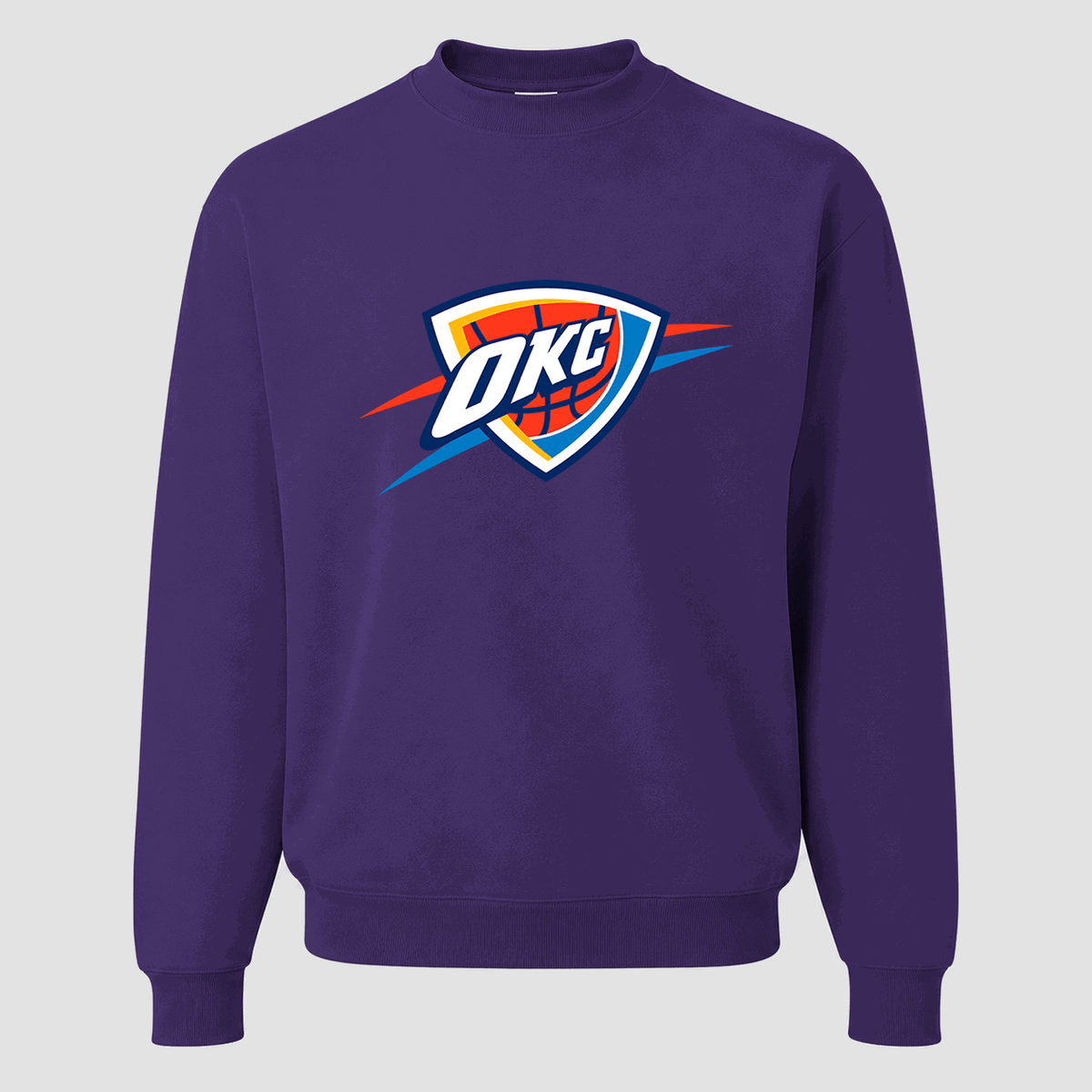 Men's Oklahoma City Thunder Crewneck Sweatshirt - Purple
