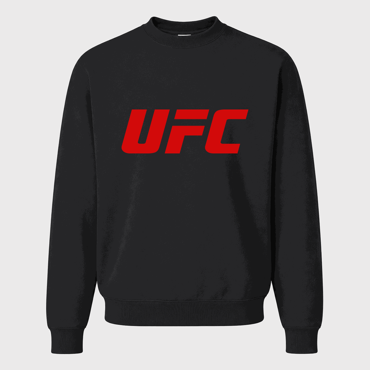 Men's UFC Logo Crewneck Sweatshirt - Black