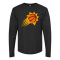 Men's Phoenix Suns Long sleeves Cotton Blend T-Shirt - Black