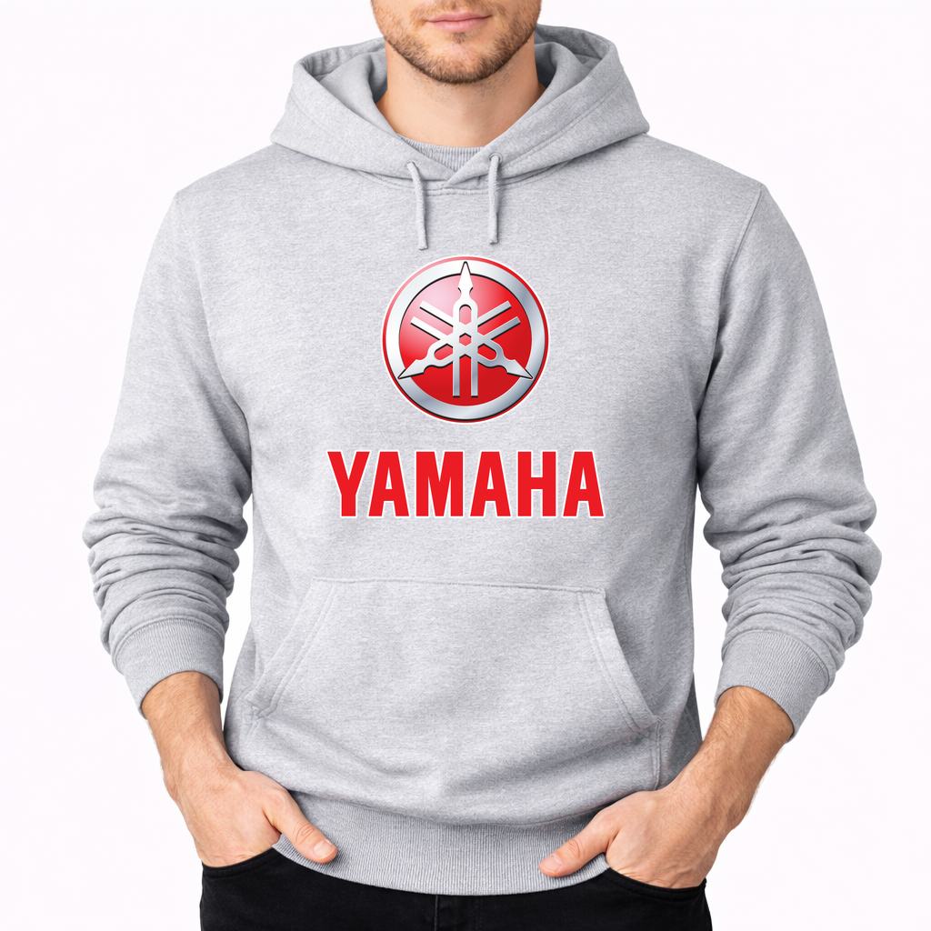 Men's Yamaha Pullover Hoodie - Gray