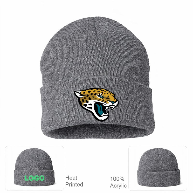 Jacksonville Jaguars Grey Beanie Hat