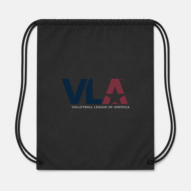 American Volleyball League Drawstring Bag - Black