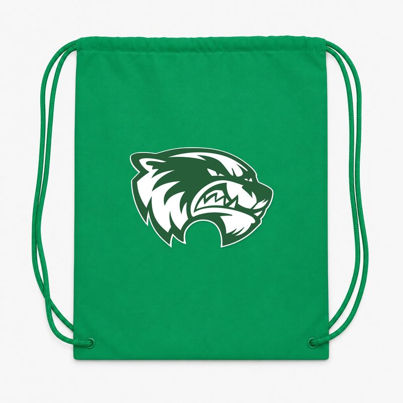 Utah Valley Wolverines Drawstring Bag - Green